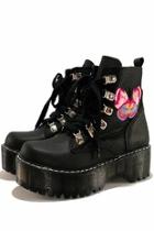  Black Butterfly Boots