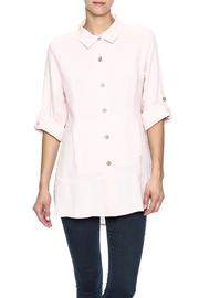  Roll Sleeve Linen Top