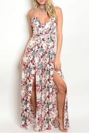  Floral Strap Jumpsuit