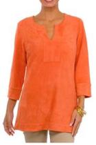  Suede Tunic Top