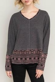  Aztec-print Thermal Top