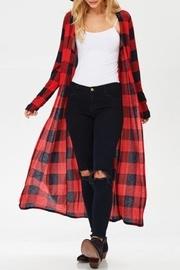 Soft Plaid Cardigan