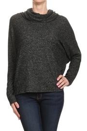  Lace-up Back Sweater