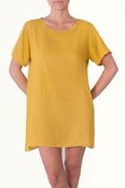  Yellow Rayon Dress