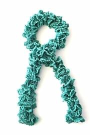  Green Pom Pom Scarf