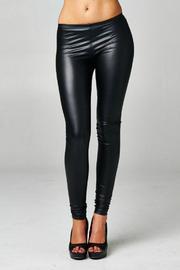  Black Pleather Legging