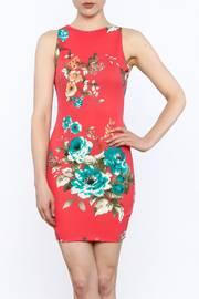 Floral Sleeveless Bodycon Dress