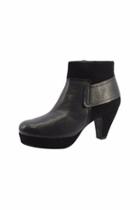  Suede And Leather Bootie