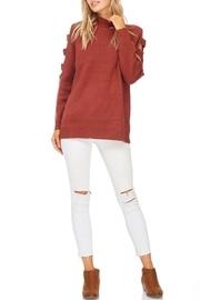 Brick Ladder Sleeve Sweater
