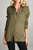  Olive Patches Top