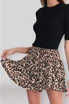  Judithj Leopard Skirt
