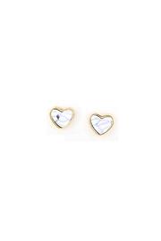  Howlite Heart Earrings