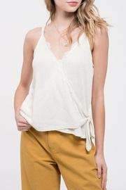  Lace Trim Wrap Cami