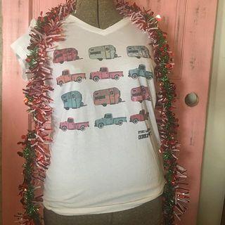  Camper V Neck Tee
