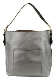  Pewter Hobo Bag