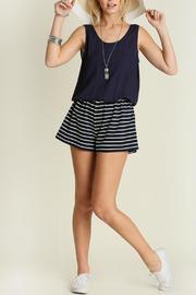  Striped Bottom Romper