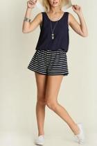  Striped Bottom Romper