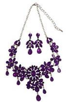  Purple Necklace Set