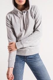  Star-print Fleece Hoodie