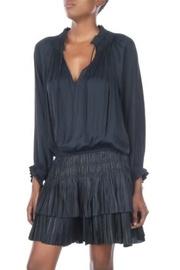  Gathered Waist Mini Dress