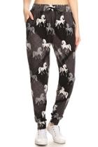  Horse Printed Joggers