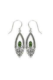  Peridot Sterling Earrings