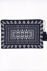  Black Multiprint Clutch
