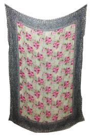  Crinkle Floral Scarf