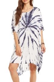  Silky Tie-dye Shirtdress