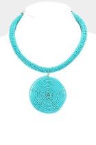  Beaded Spiral Necklace