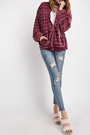  Velvet Pleated Bomber
