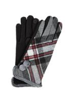  Plaid Touchscreen Gloves