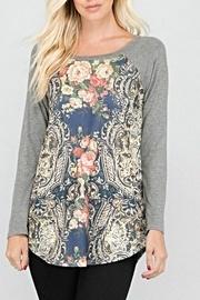 Floral Baseball Shirt