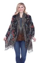  Embroidered Paisley Shawl