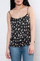  Floral Satin Camisole Top