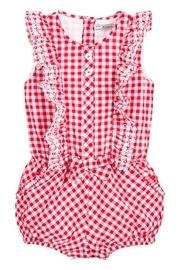  Red Gingham Romper