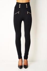 Black Zip Leggings