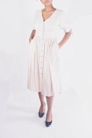  Canvas Button-down Dress