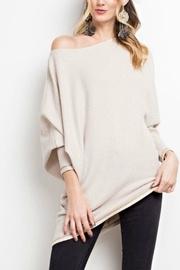  Off-shoulder Cozy Sweater