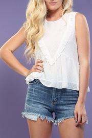  Ruffle Peplum Tank