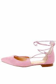  Lavender Corset Lace Flat