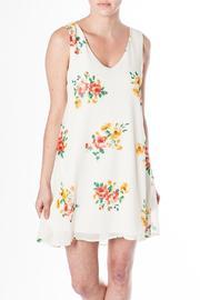  White Floral Dress