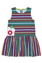  Stripe Flower Dress