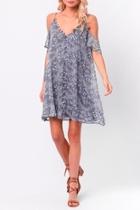  Floral Button Dress