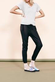  Vegan Leather Joggers
