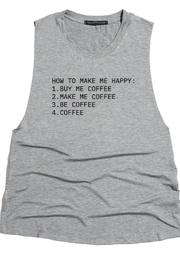  Coffee Graphic Tank