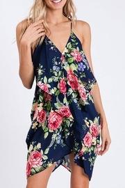  Flower Print Dobby-dress
