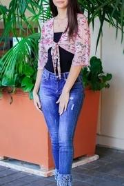  Floral Pink Top