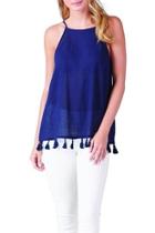  Racerback Tassel Top