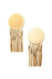  Gold Discfringe Earring